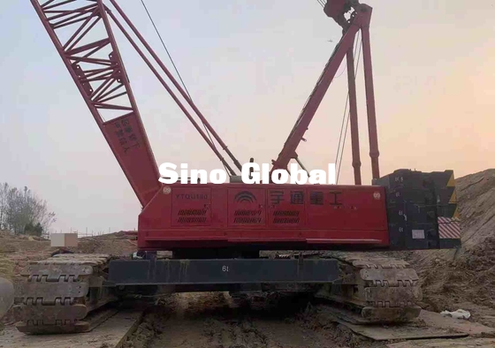 Ο γερανός αντιολισθητικών αλυσίδων Yutong YTQU160 χρησιμοποίησε τη δύναμη ικανότητας 209KW 160 τόνου