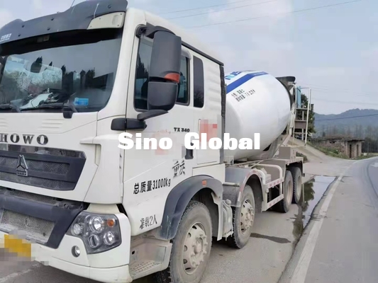 2$α 10M ³ 371HP τύπων ντίζελ φορτηγών συγκεκριμένων αναμικτών Howo χεριών δύναμη